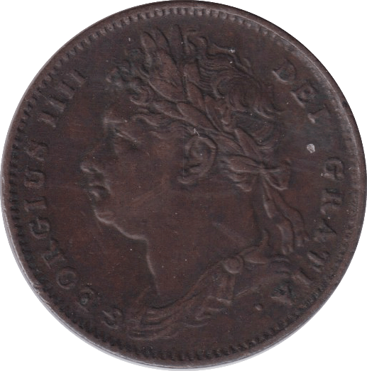 1822 FARTHING ( GVF ) - FARTHING - Cambridgeshire Coins