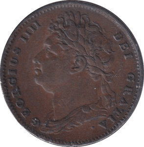 1822 FARTHING ( GVF ) - FARTHING - Cambridgeshire Coins