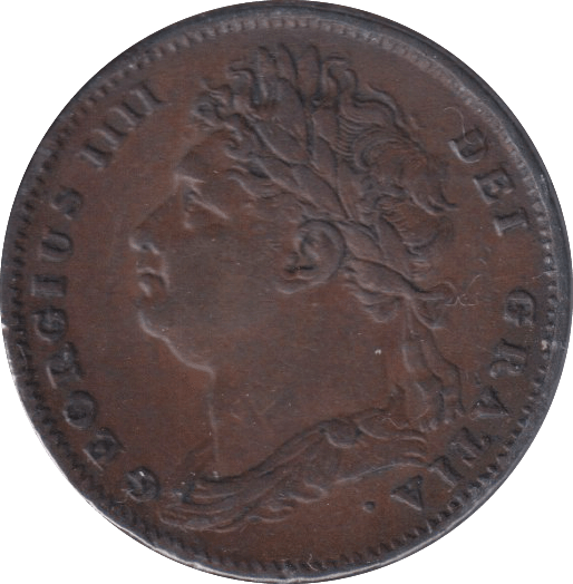 1822 FARTHING ( GVF ) - FARTHING - Cambridgeshire Coins