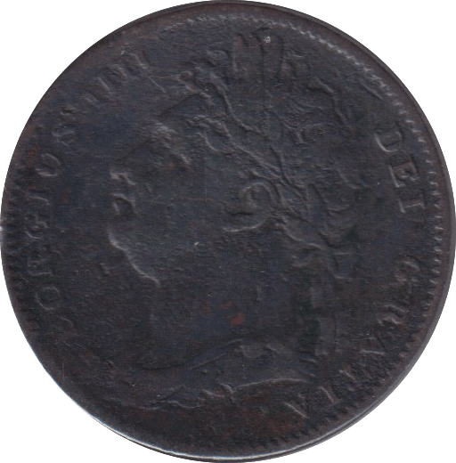 1822 FARTHING ( NF ) - FARTHING - Cambridgeshire Coins