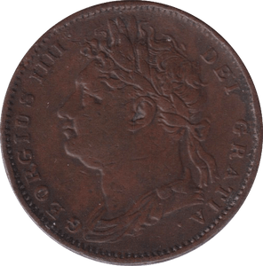 1822 FARTHING ( VF ) - FARTHING - Cambridgeshire Coins