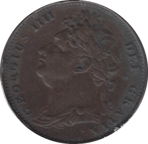 1822 FARTHING ( VF ) - FARTHING - Cambridgeshire Coins