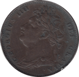 1822 FARTHING ( VF ) - FARTHING - Cambridgeshire Coins