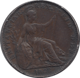 1822 FARTHING ( VF ) - FARTHING - Cambridgeshire Coins