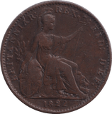1822 FARTHING ( VF ) - FARTHING - Cambridgeshire Coins