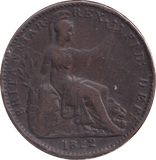 1822 FARTHING ( VF ) - FARTHING - Cambridgeshire Coins
