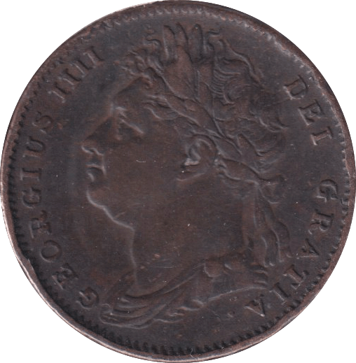 1822 FARTHING ( VF ) - FARTHING - Cambridgeshire Coins