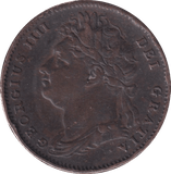 1822 FARTHING ( VF ) - FARTHING - Cambridgeshire Coins