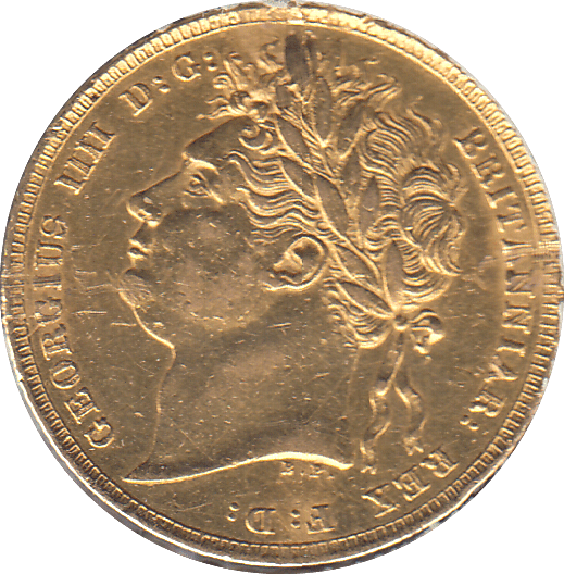 1822 GOLD SOVEREIGN ( EF ) - SOVEREIGN - Cambridgeshire Coins