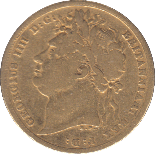 1822 GOLD SOVEREIGN ( FINE ) - SOVEREIGN - Cambridgeshire Coins
