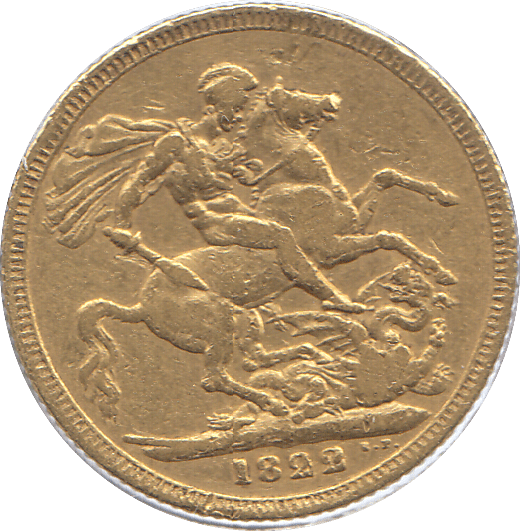 1822 GOLD SOVEREIGN ( GF ) - SOVEREIGN - Cambridgeshire Coins