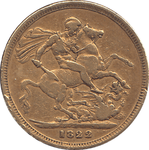 1822 GOLD SOVEREIGN ( GF ) - SOVEREIGN - Cambridgeshire Coins