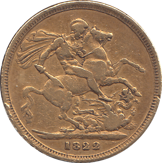 1822 GOLD SOVEREIGN ( GF ) - SOVEREIGN - Cambridgeshire Coins