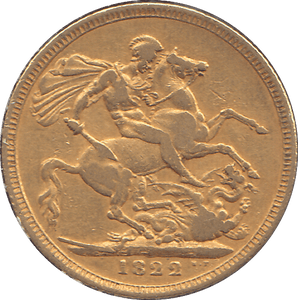 1822 GOLD SOVEREIGN ( GF ) - SOVEREIGN - Cambridgeshire Coins