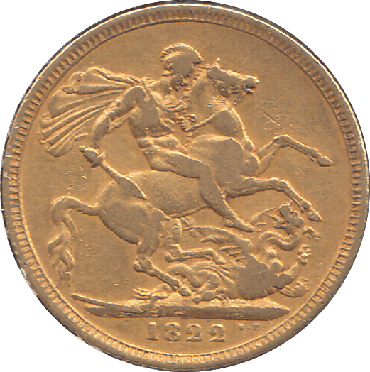 1822 GOLD SOVEREIGN ( GF ) - SOVEREIGN - Cambridgeshire Coins