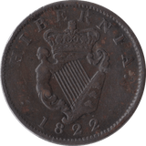1822 HALFPENNY IRELAND - WORLD COINS - Cambridgeshire Coins