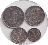 1822 MAUNDY SET - Maundy Set - Cambridgeshire Coins