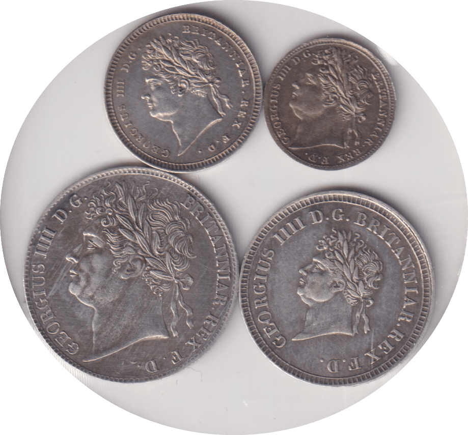 1822 MAUNDY SET - Maundy Set - Cambridgeshire Coins