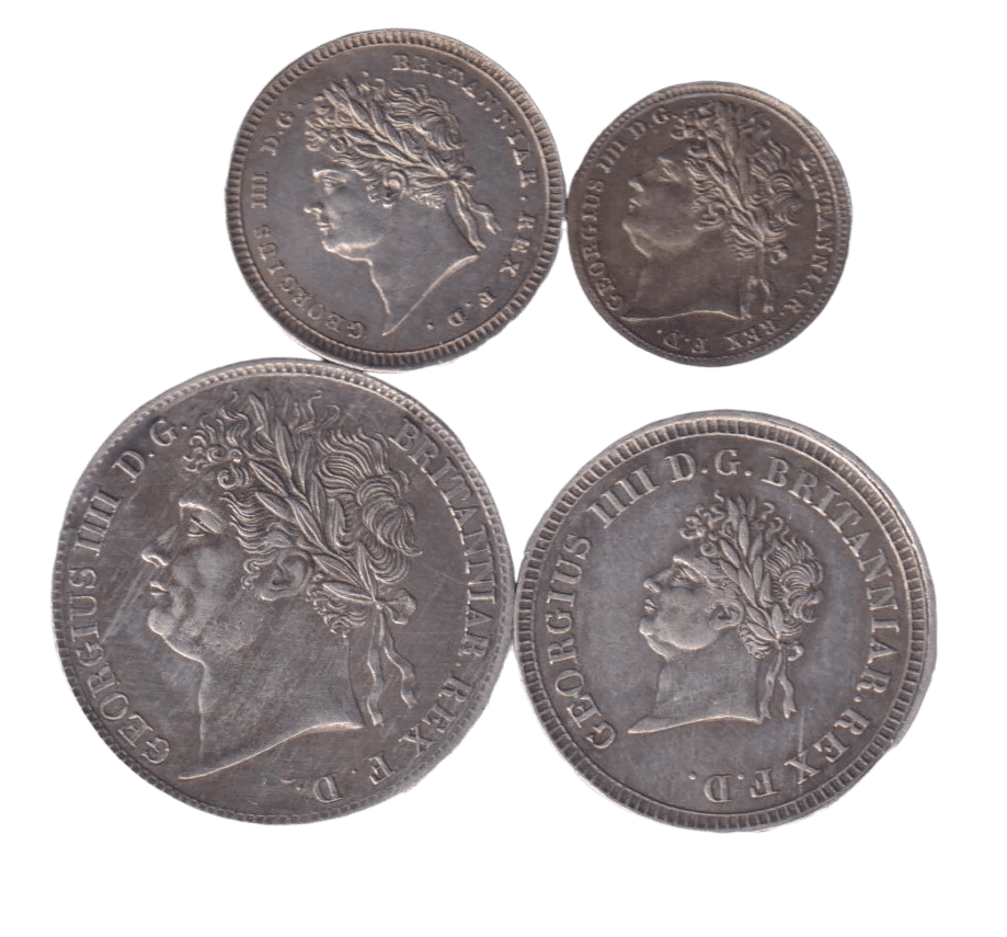 1822 MAUNDY SET - Maundy Set - Cambridgeshire Coins