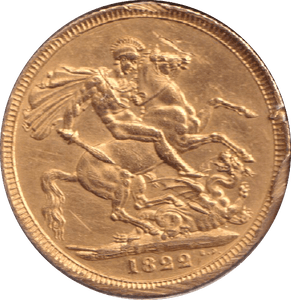 1822 SOVEREIGN EDGE DAMAGE ( EF ) - SOVEREIGN - Cambridgeshire Coins