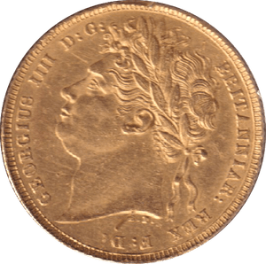 1822 SOVEREIGN EDGE DAMAGE ( EF ) - SOVEREIGN - Cambridgeshire Coins
