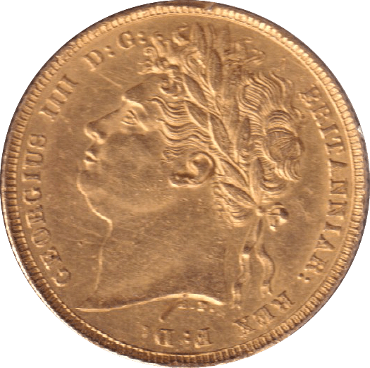 1822 SOVEREIGN EDGE DAMAGE ( EF ) - SOVEREIGN - Cambridgeshire Coins