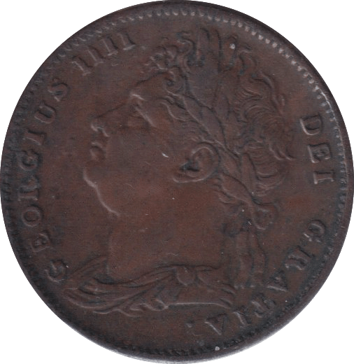 1823 FARTHING ( GF ) - FARTHING - Cambridgeshire Coins