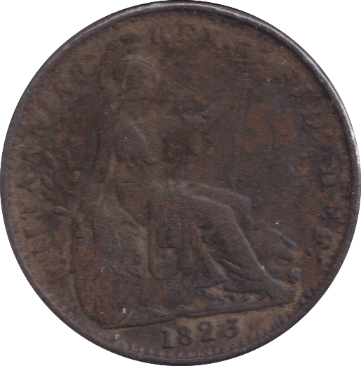 1823 FARTHING ( NF ) - FARTHING - Cambridgeshire Coins