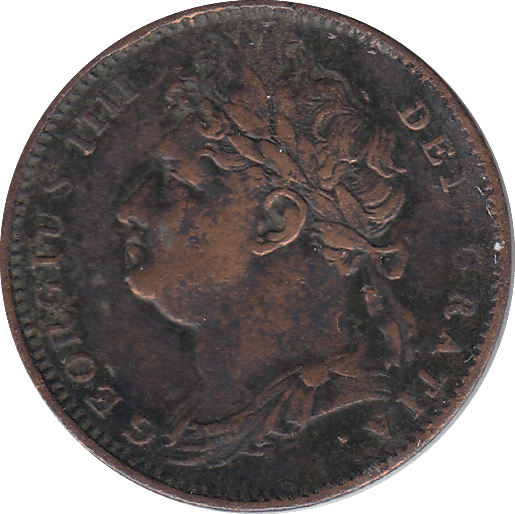 1823 FARTHING ( VF ) - FARTHING - Cambridgeshire Coins