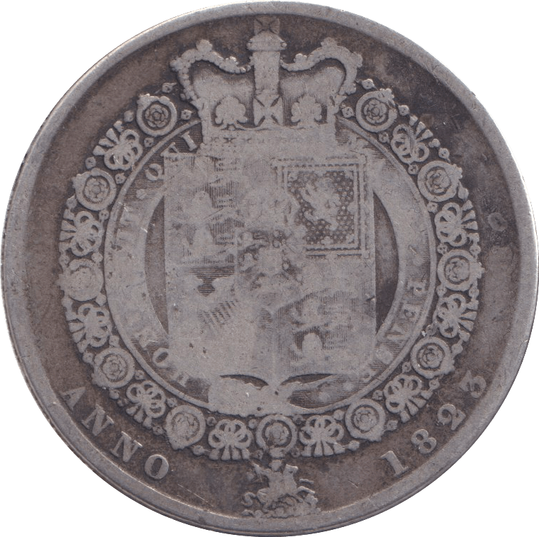 1823 HALFCROWN ( FINE ) - HALFCROWN - Cambridgeshire Coins