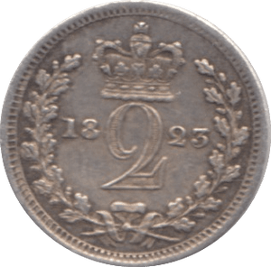 1823 MAUNDY TWOPENCE ( GVF ) - MAUNDY TWOPENCE - Cambridgeshire Coins