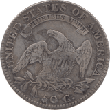 1823 SILVER 50 CENTS USA - SILVER WORLD COINS - Cambridgeshire Coins