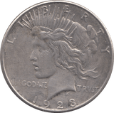 1823 USA SILVER PEACE DOLLAR SAN FRANCISCO MINT - SILVER WORLD COINS - Cambridgeshire Coins