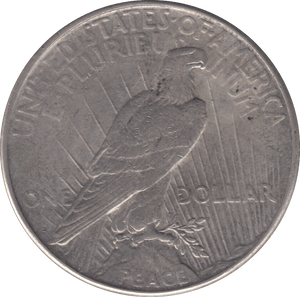 1823 USA SILVER PEACE DOLLAR SAN FRANCISCO MINT - SILVER WORLD COINS - Cambridgeshire Coins