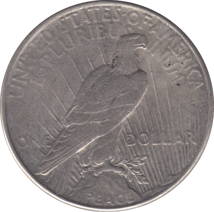 1823 USA SILVER PEACE DOLLAR SAN FRANCISCO MINT - SILVER WORLD COINS - Cambridgeshire Coins