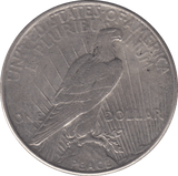 1823 USA SILVER PEACE DOLLAR SAN FRANCISCO MINT - SILVER WORLD COINS - Cambridgeshire Coins