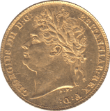 1824 GOLD HALF SOVEREIGN ( AUNC ) - HALF SOVEREIGN - Cambridgeshire Coins