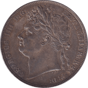 1824 HALFCROWN ( AUNC ) - HALFCROWN - Cambridgeshire Coins