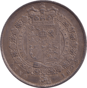 1824 HALFCROWN ( AUNC ) - HALFCROWN - Cambridgeshire Coins