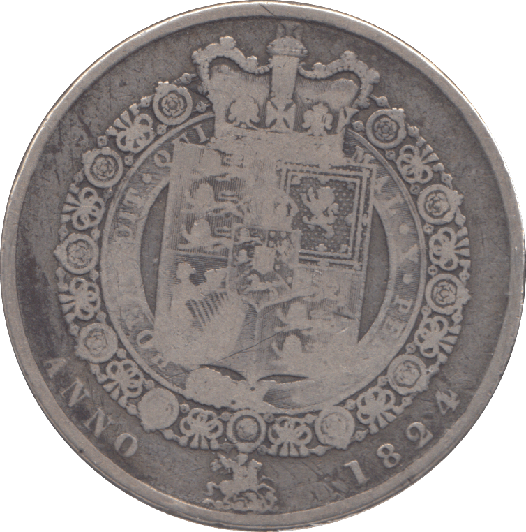 1824 HALFCROWN ( GF ) - HALFCROWN - Cambridgeshire Coins