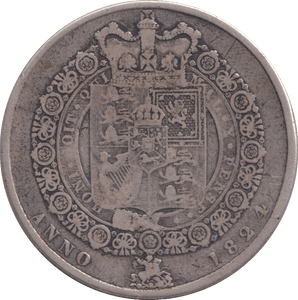 1824 HALFCROWN ( VF ) - HALFCROWN - Cambridgeshire Coins