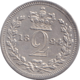 1824 MAUNDY TWOPENCE (EF ) - MAUNDY TWOPENCE - Cambridgeshire Coins