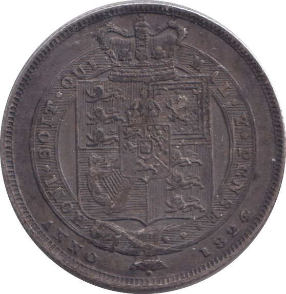 1824 SHILLING ( AUNC ) - SHILLING - Cambridgeshire Coins