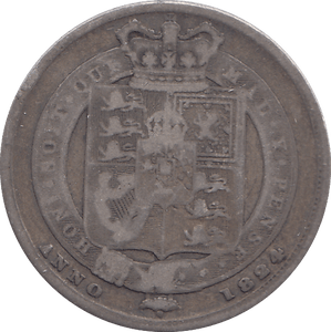 1824 SHILLING ( F ) - SHILLING - Cambridgeshire Coins