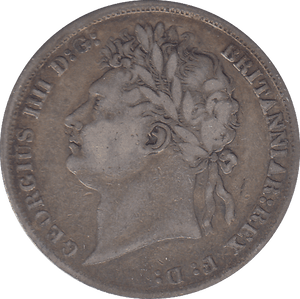 1824 SHILLING ( F ) - SHILLING - Cambridgeshire Coins
