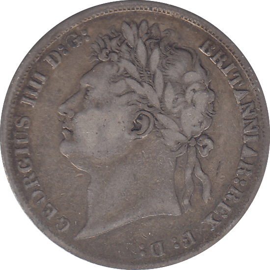 1824 SHILLING ( F ) - SHILLING - Cambridgeshire Coins