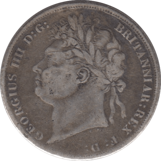 1824 SHILLING ( FINE ) - Shilling - Cambridgeshire Coins