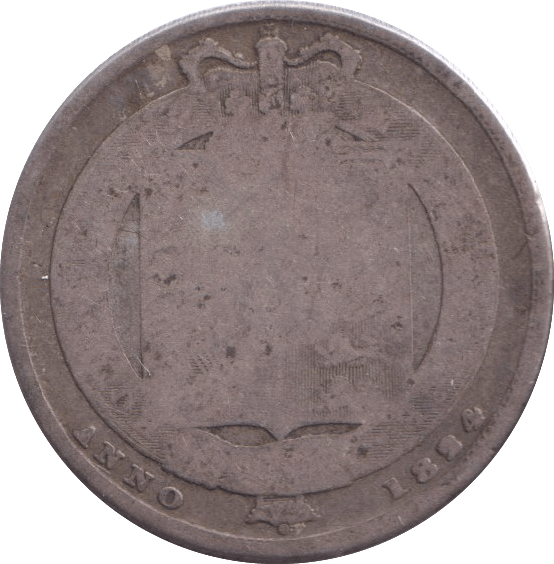 1824 SHILLING ( FINE ) - SHILLING - Cambridgeshire Coins