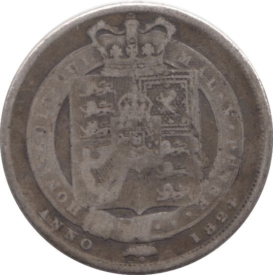 1824 SHILLING ( FINE ) - Shilling - Cambridgeshire Coins
