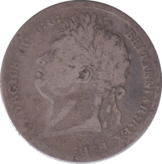 1824 SHILLING ( FINE ) - SHILLING - Cambridgeshire Coins